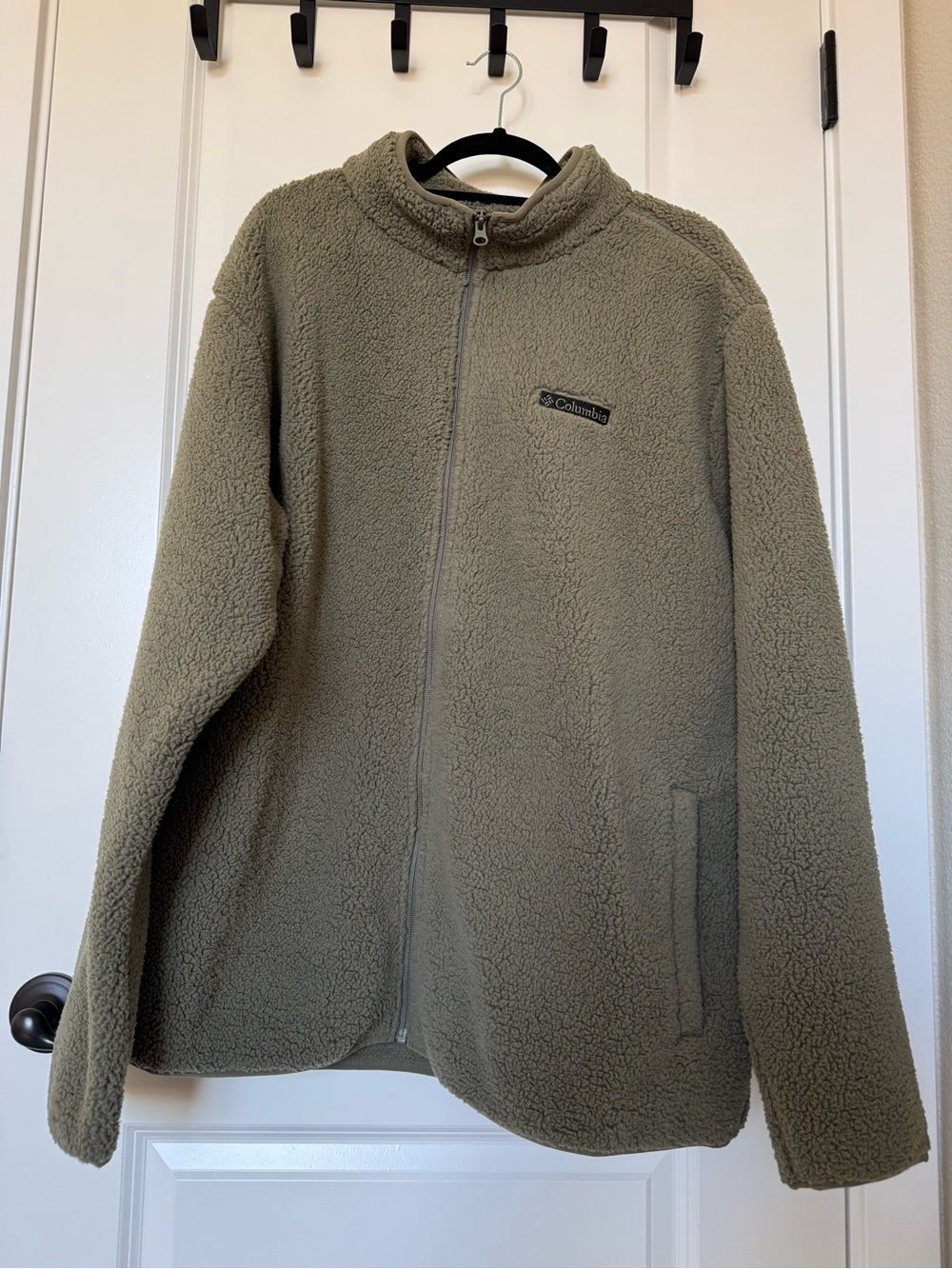 Columbia Men's Olive Green Full-Zip Fleece Jacket brand new great condition